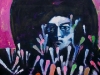 Sainkhuu Enkhbat - From the universe to me- Oil on canvas - 120x110 cm